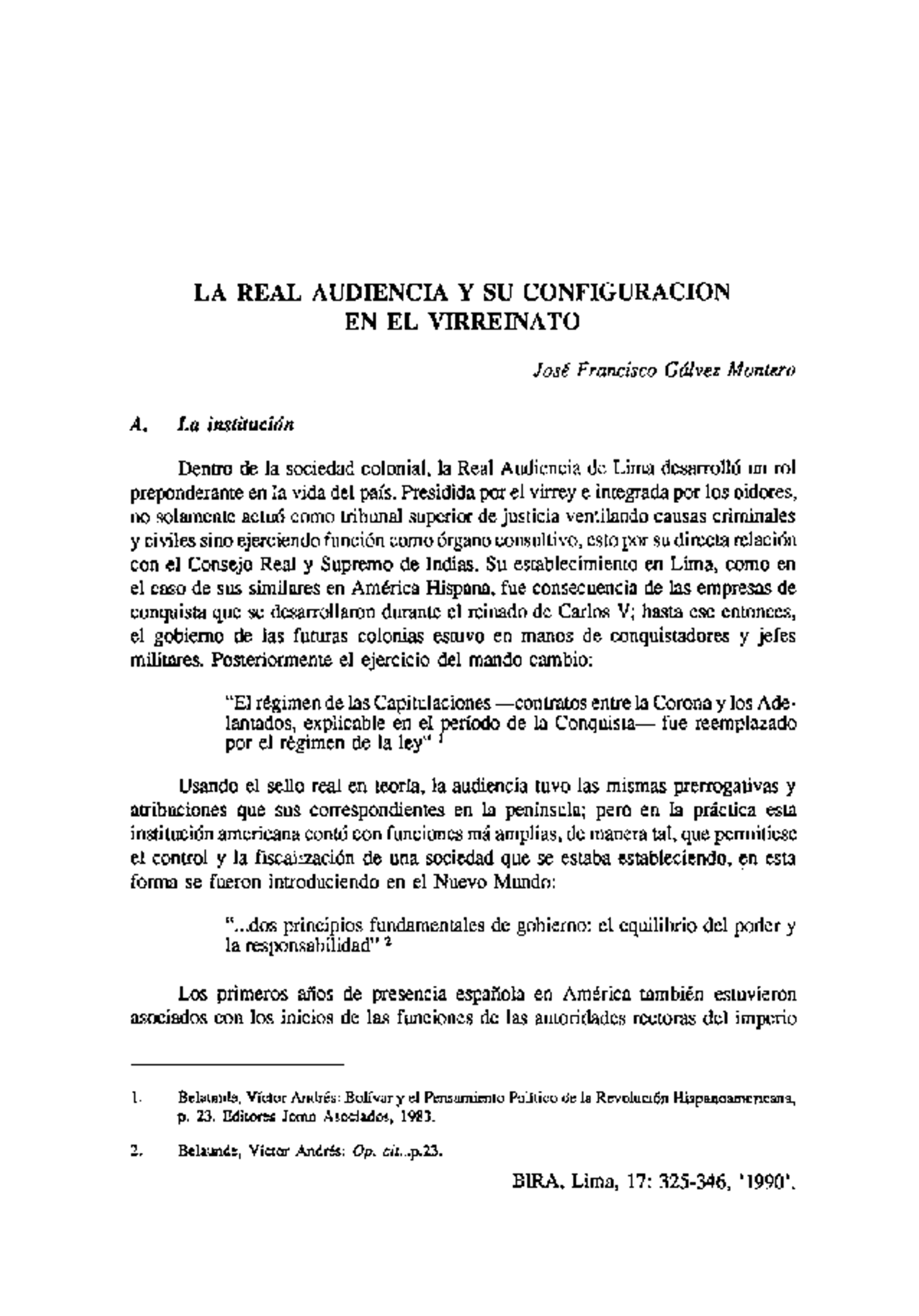 LA REAL Audiencia Y SU Configuracion EN EL Virreinato 9607-Texto del ...
