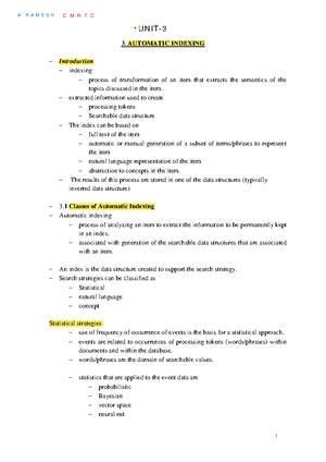 IRS Syllabus - Information Retrieval Systems - Studocu