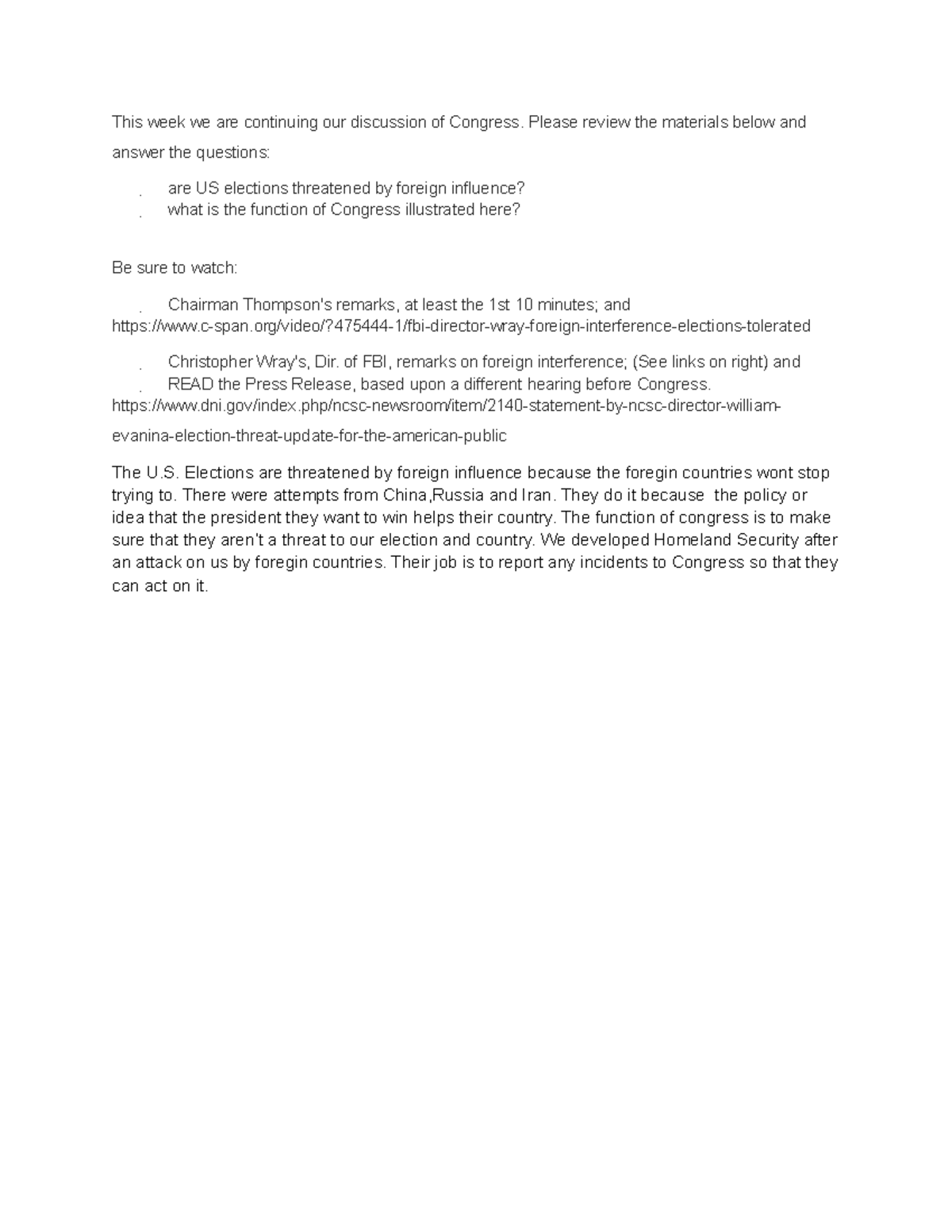 Discussion 3 week 6 - This week we are continuing our discussion of ...