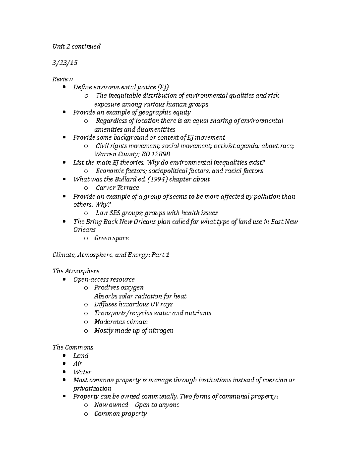 section 2 quiz case study environmental politics