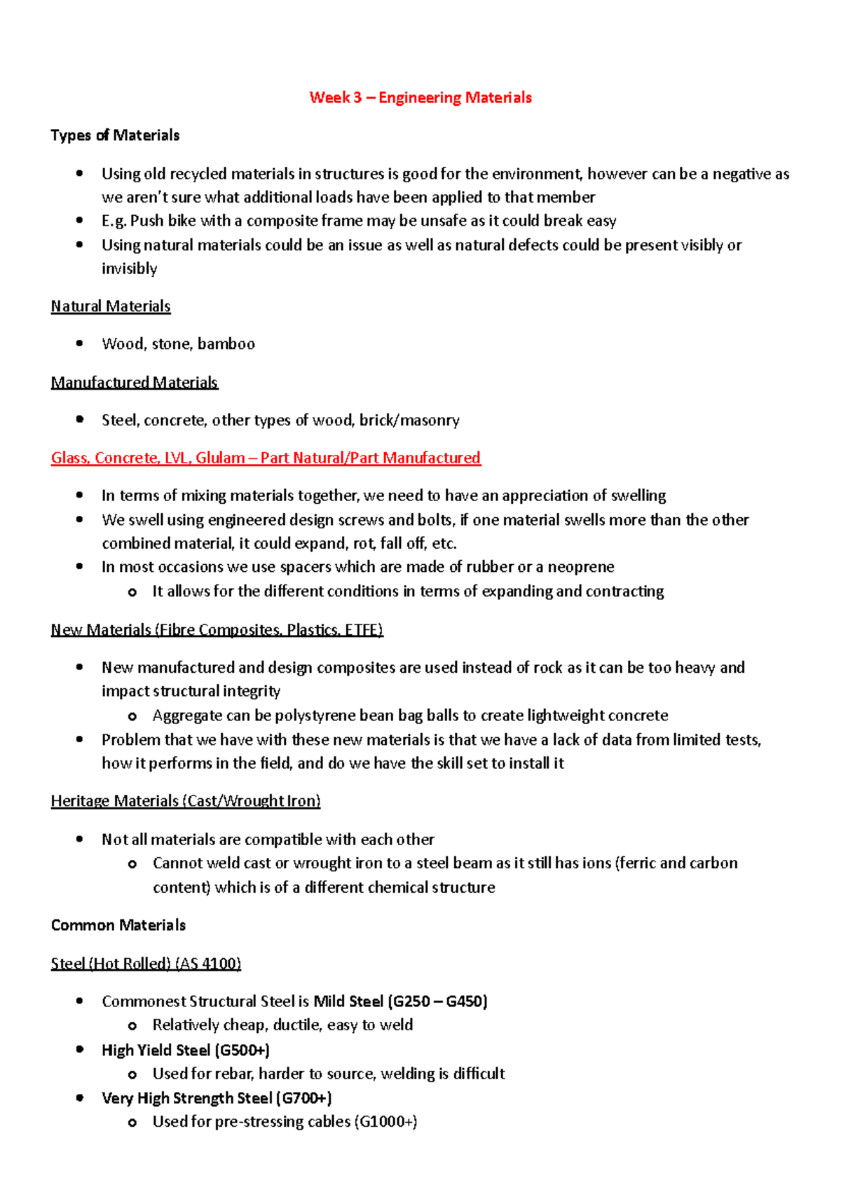 Week 3 - Engineering Materials - Week 3 – Engineering Materials Types ...