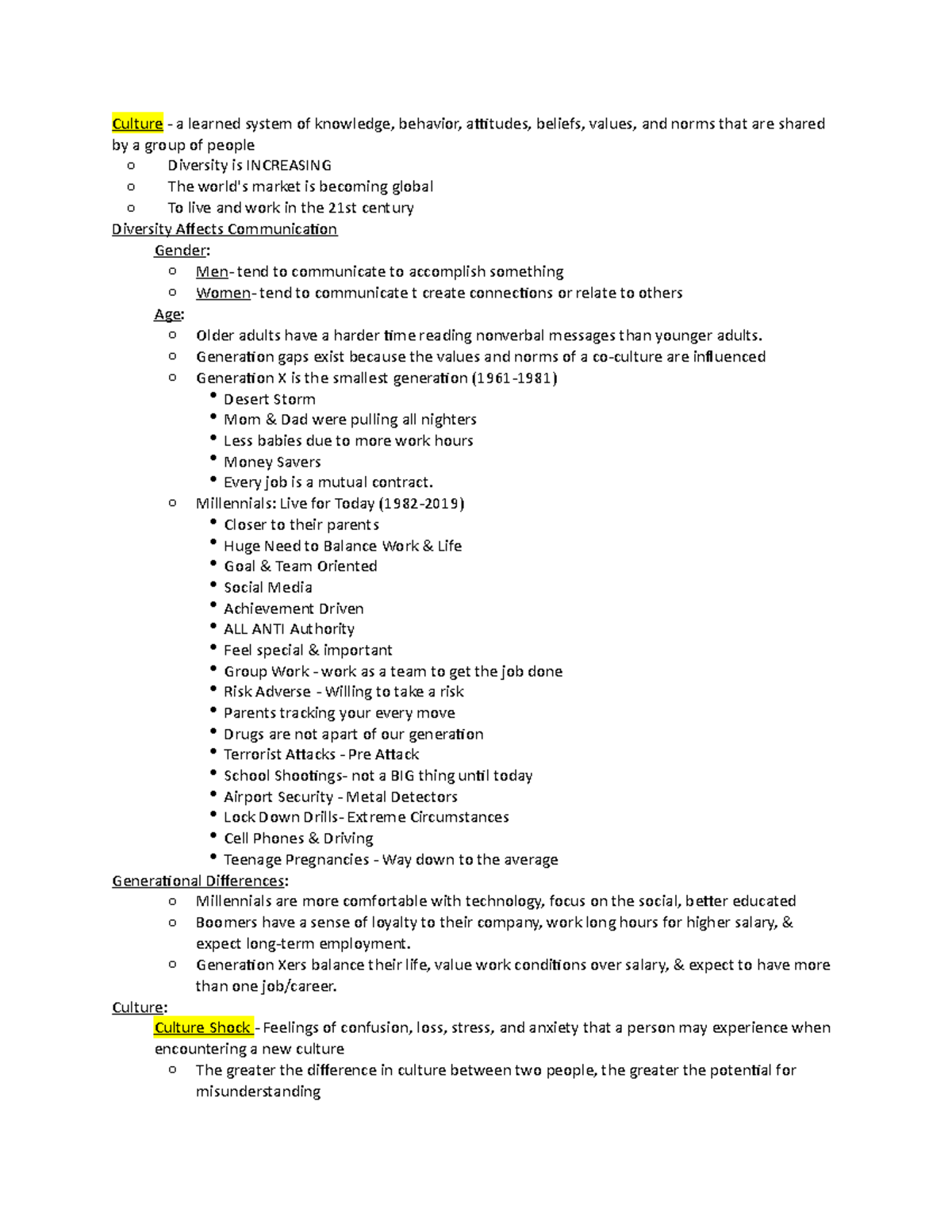 comm-101-chapter-6-notes-culture-a-learned-system-of-knowledge