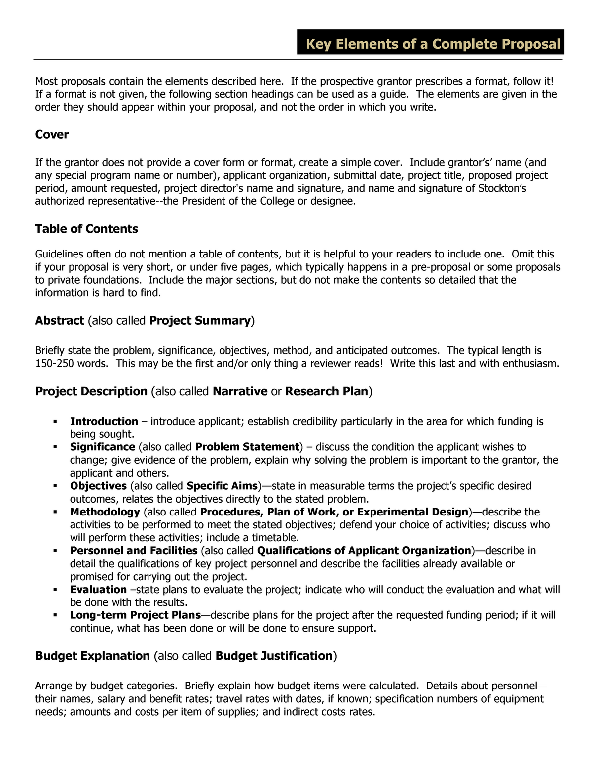 key-elementsofa-complete-proposal-rev09-2-3-key-elements-of-a