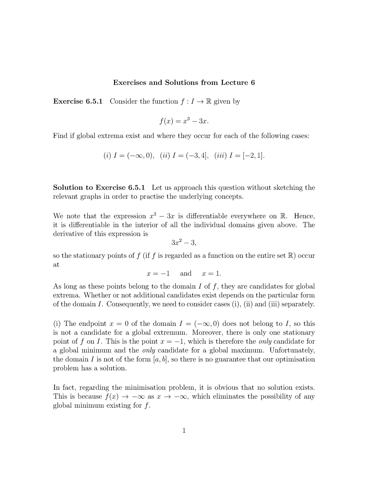 Solution For Chapter 6 - Answers - Exercises And Solutions From Lecture ...