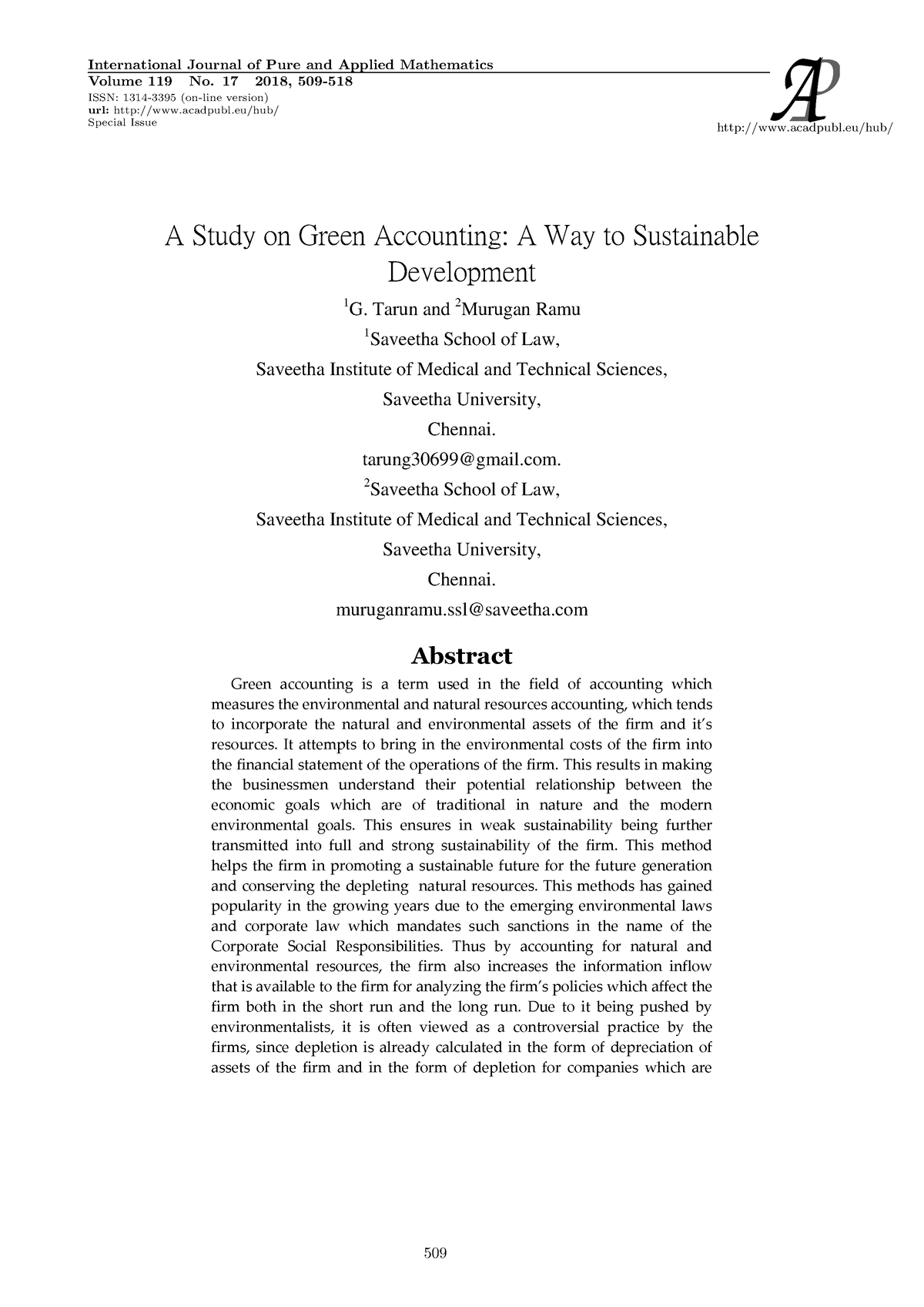 research proposal on green accounting