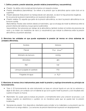 Previo uno de Termodinamica FI UNAM 