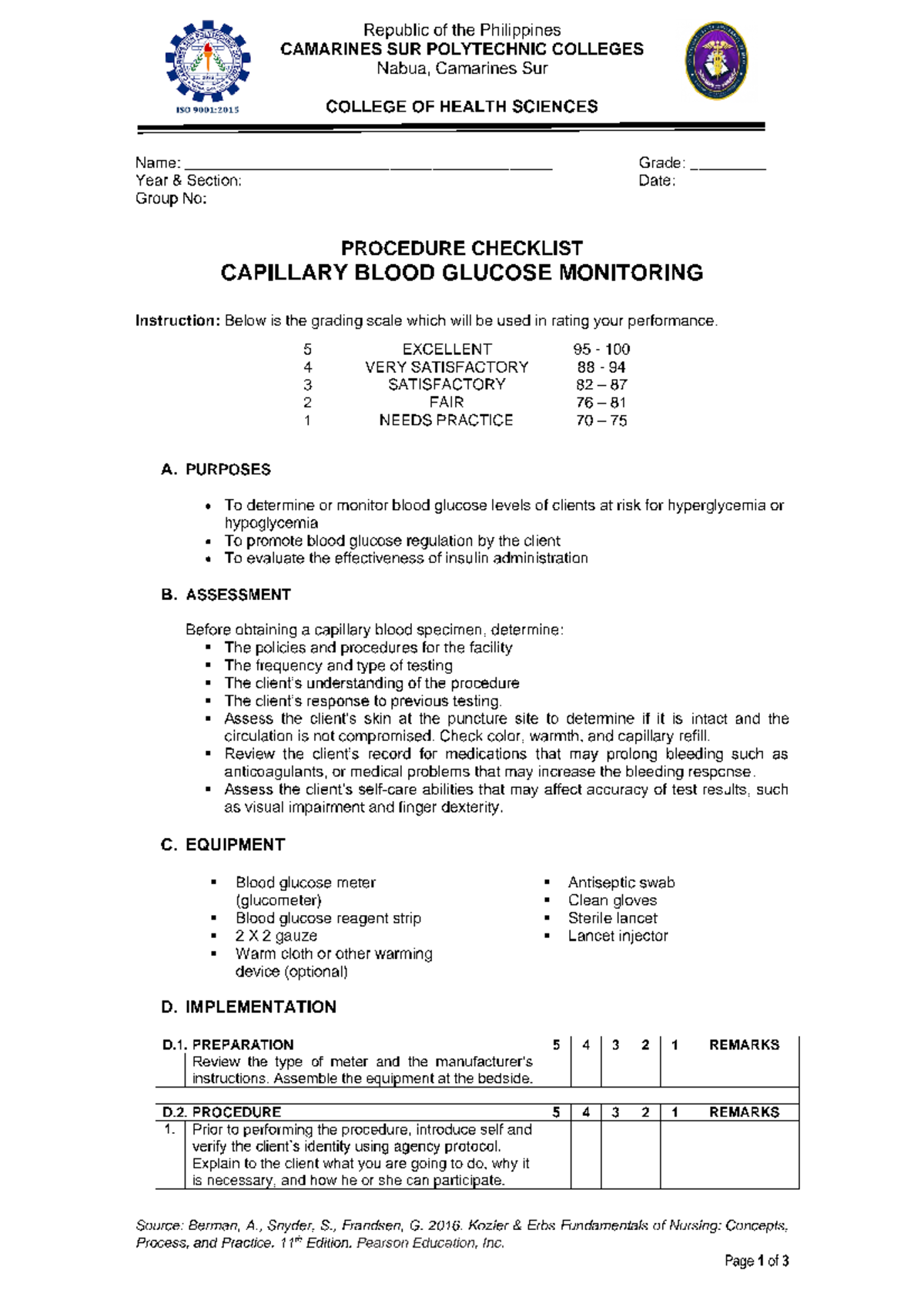 CBG - reviewer - Republic of the Philippines CAMARINES SUR POLYTECHNIC ...