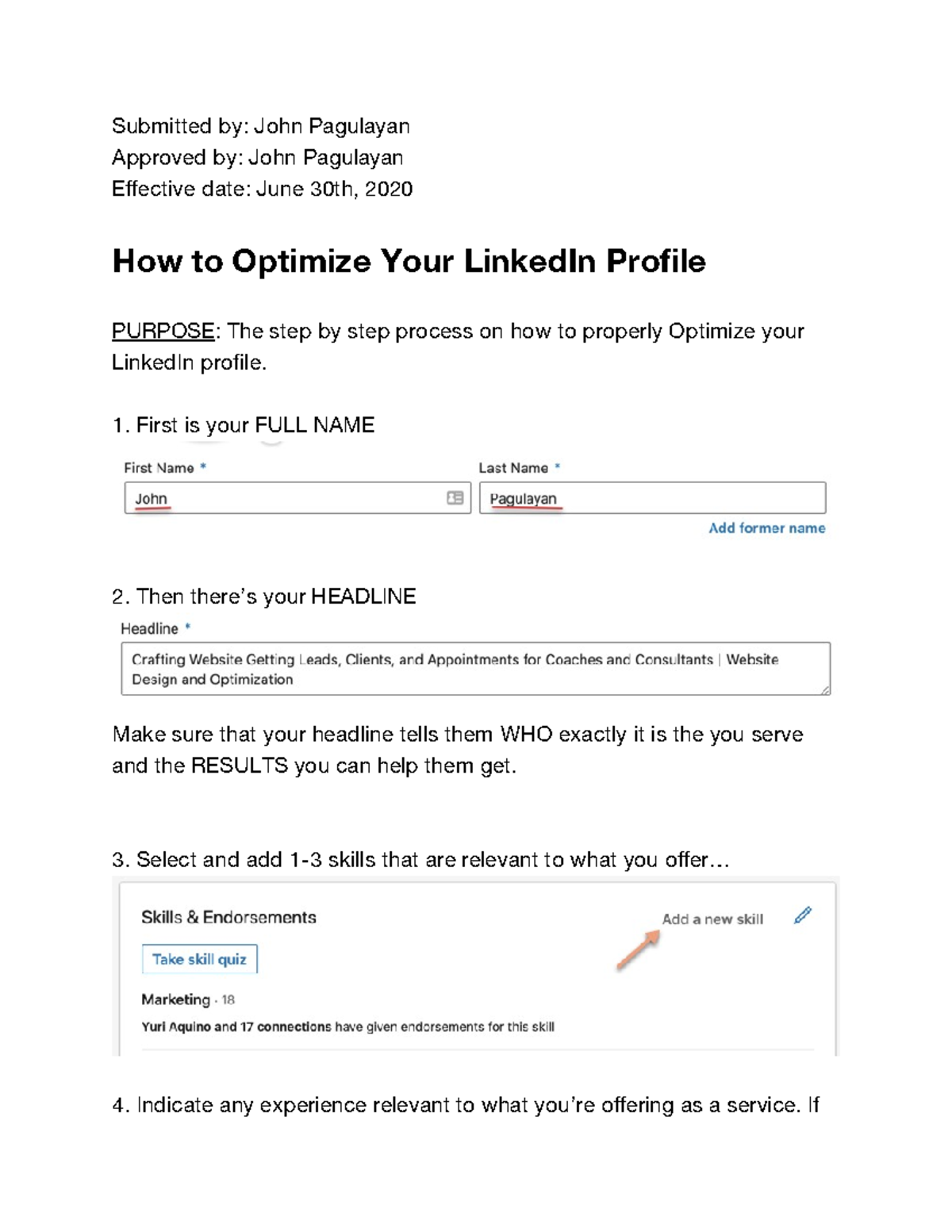 How to Optimize Your Linked In Profile - Submitted by: John Pagulayan ...