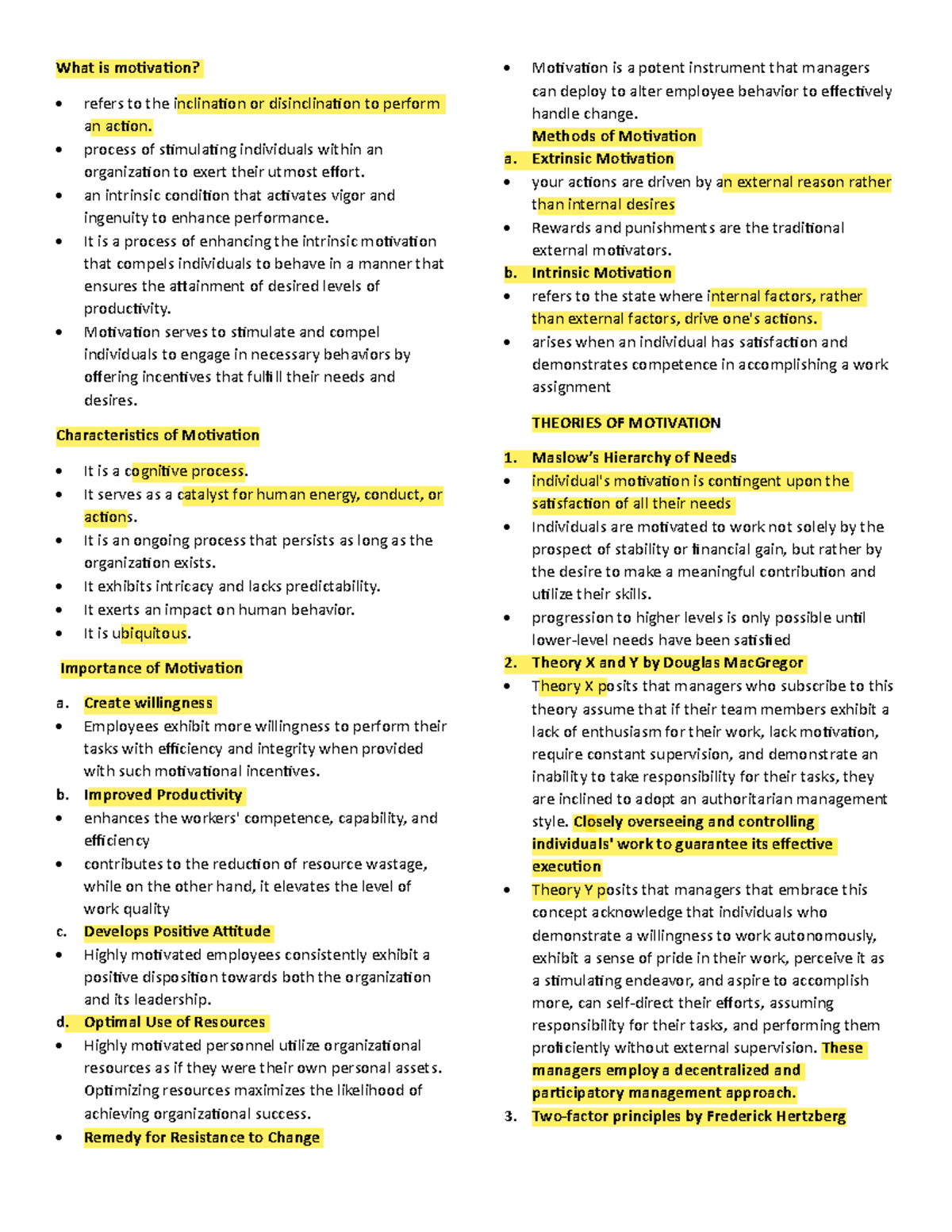 SSE112 Reviewer Finals - What is motivation? refers to the inclination ...