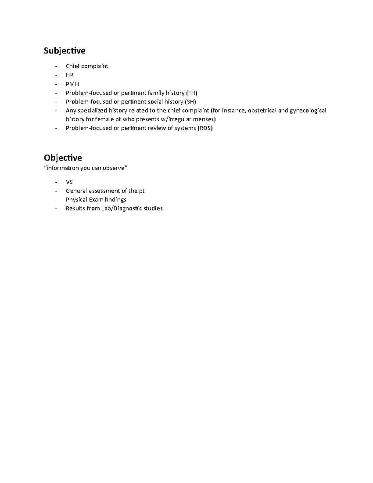 soap-note-overview-material-from-class-subjective-chief-complaint