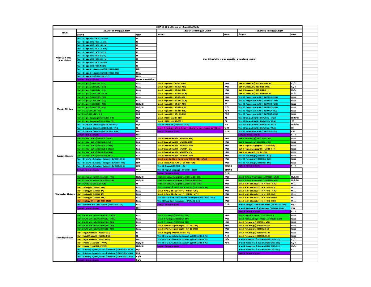 2022-semester-1-exam-schedule-year-10-to-12-exam-sac-schedule-student