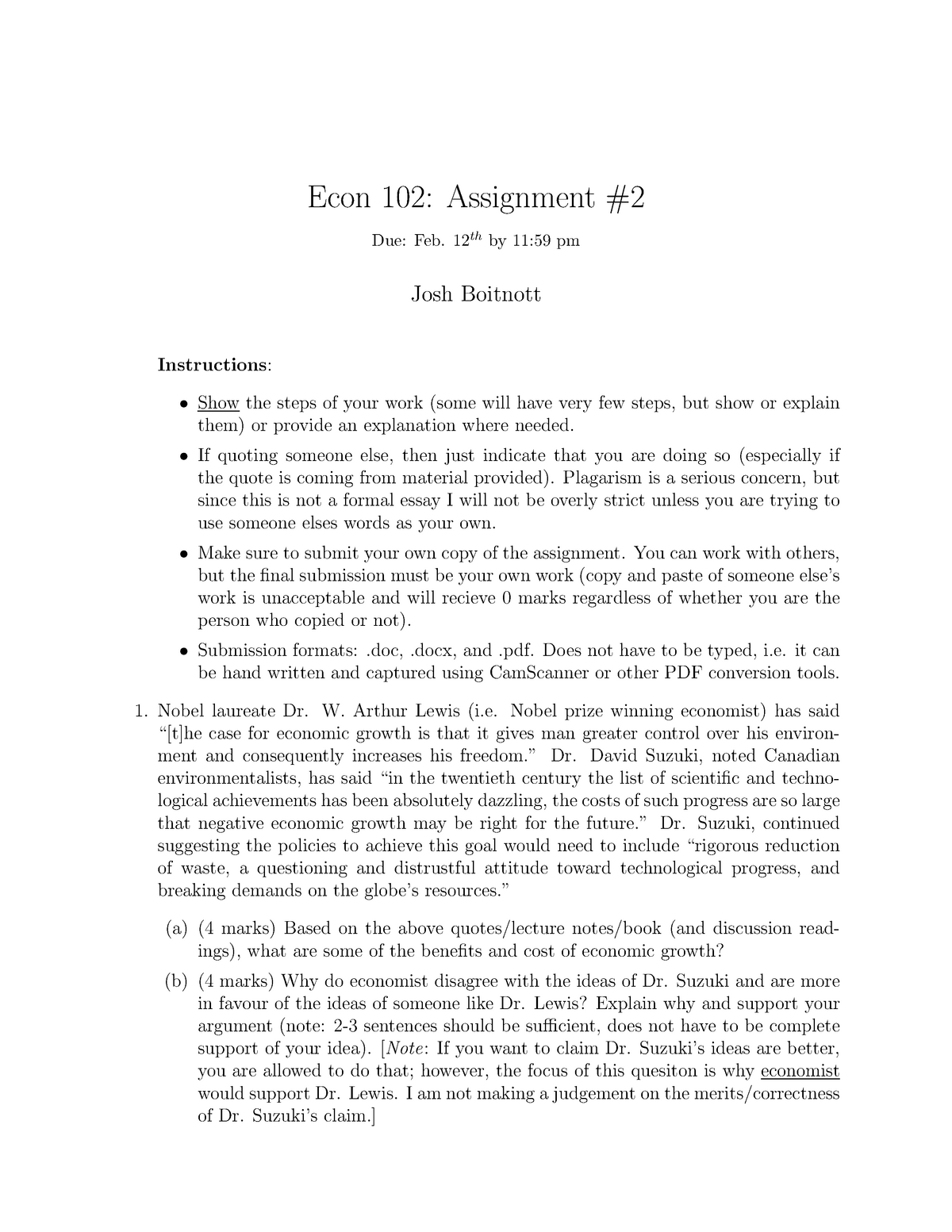 econ 102 psu homework 2