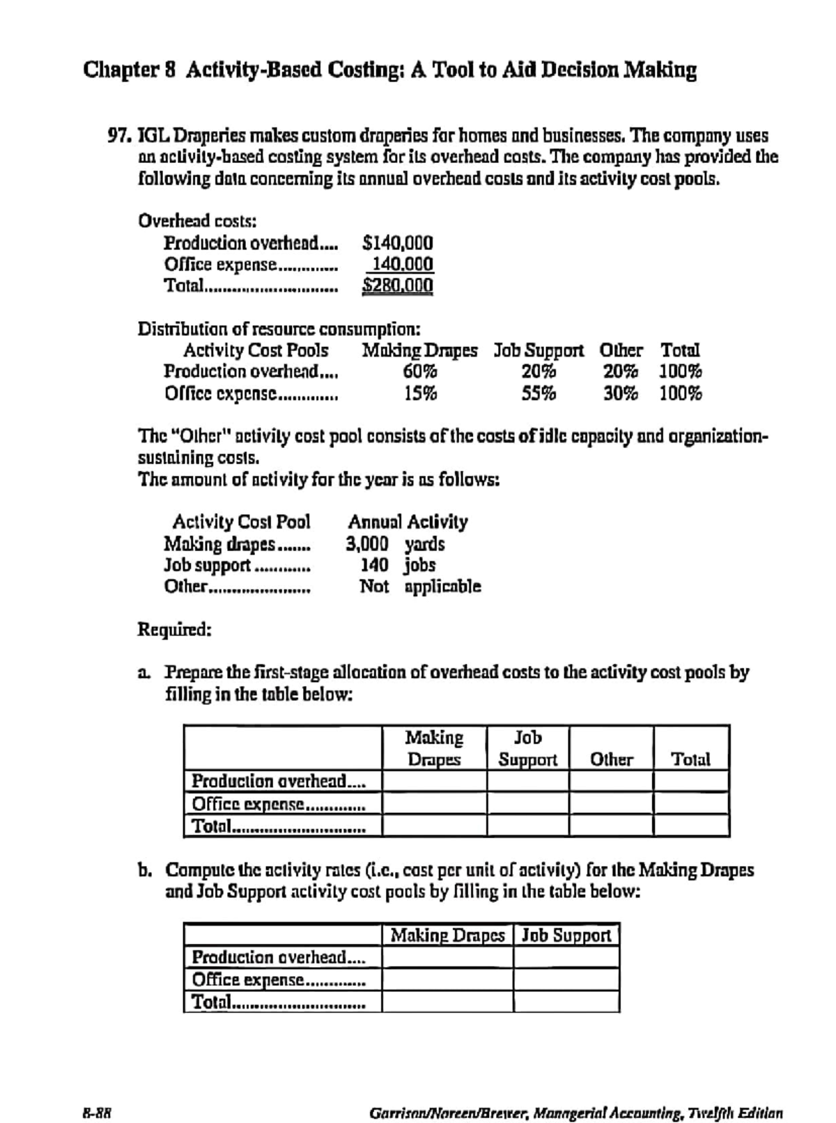 ACC731 6 - Ebsjd - Chapter 8 Costing: A Tool to Aid Decision Making 97 ...