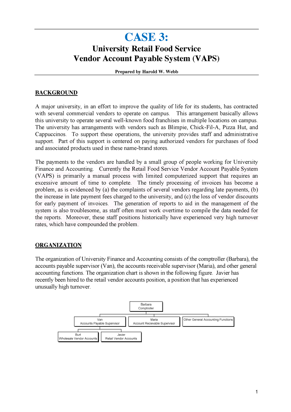 40 foods distributors case study pdf