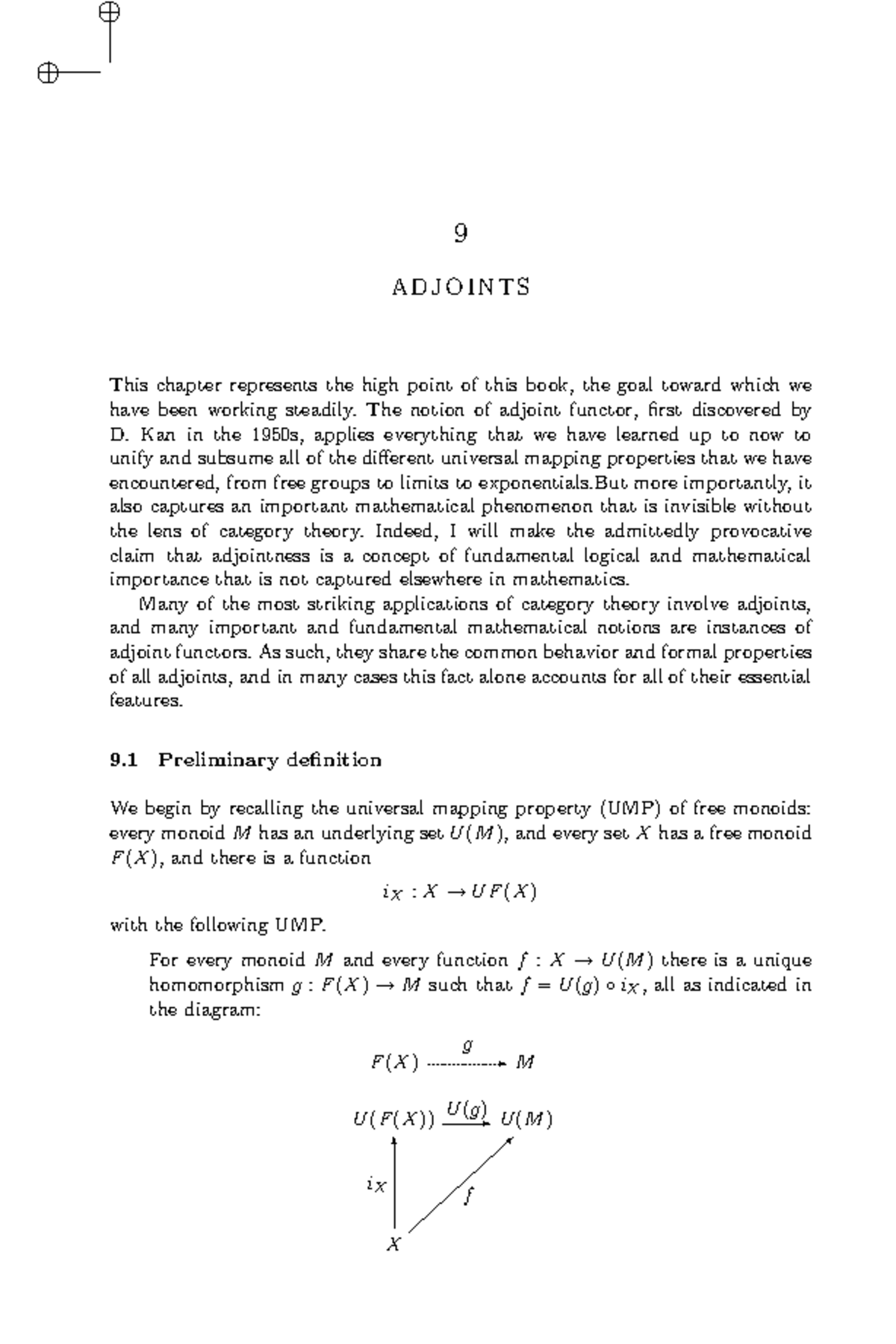 Chap09 - Lecture notes 9 - 9 ADJOINTS This chapter represents the high ...
