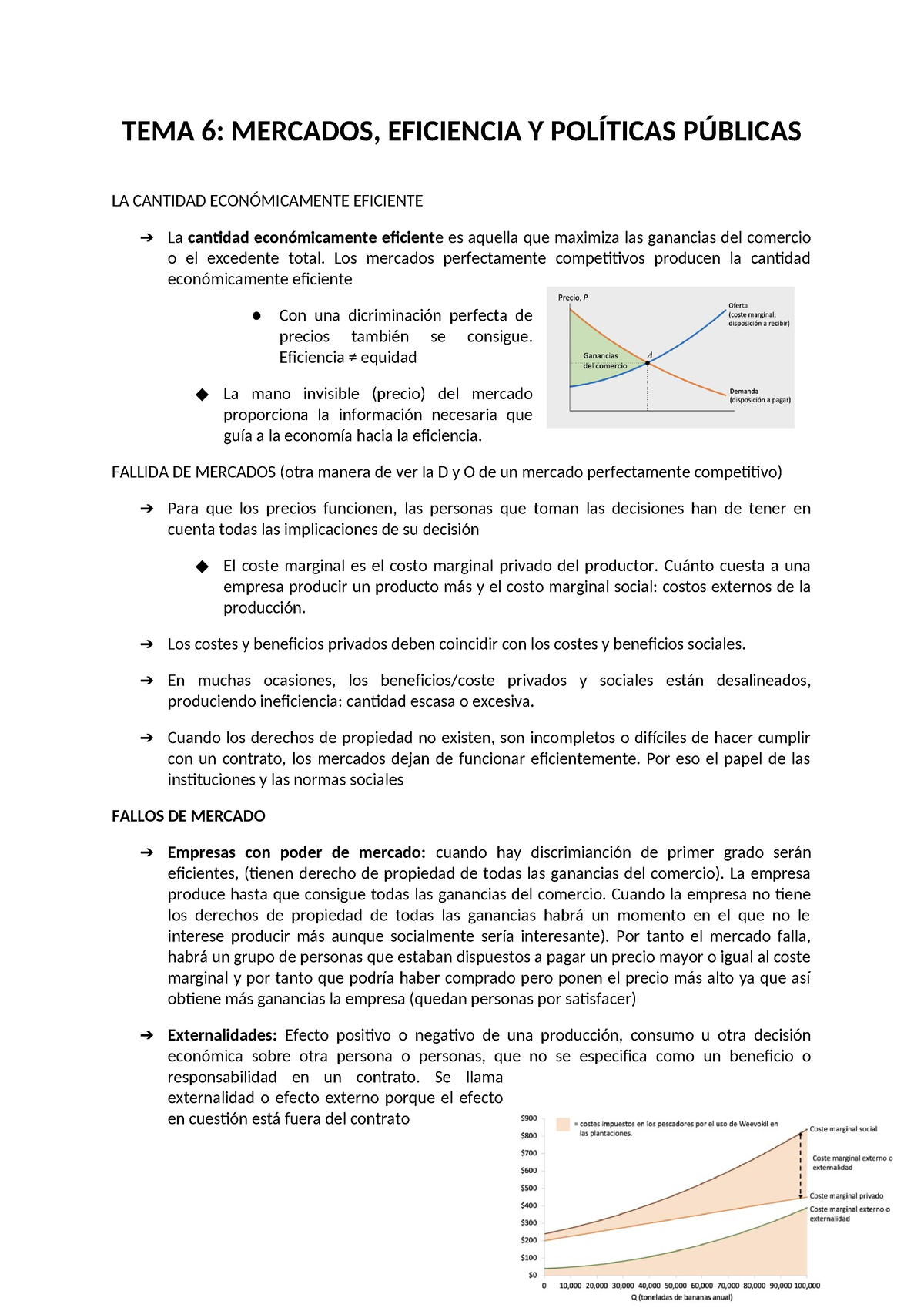 TEMA 6 Mercados Eficiencia Y POLÍ Ticas PÚ Blicas - TEMA 6: MERCADOS ...