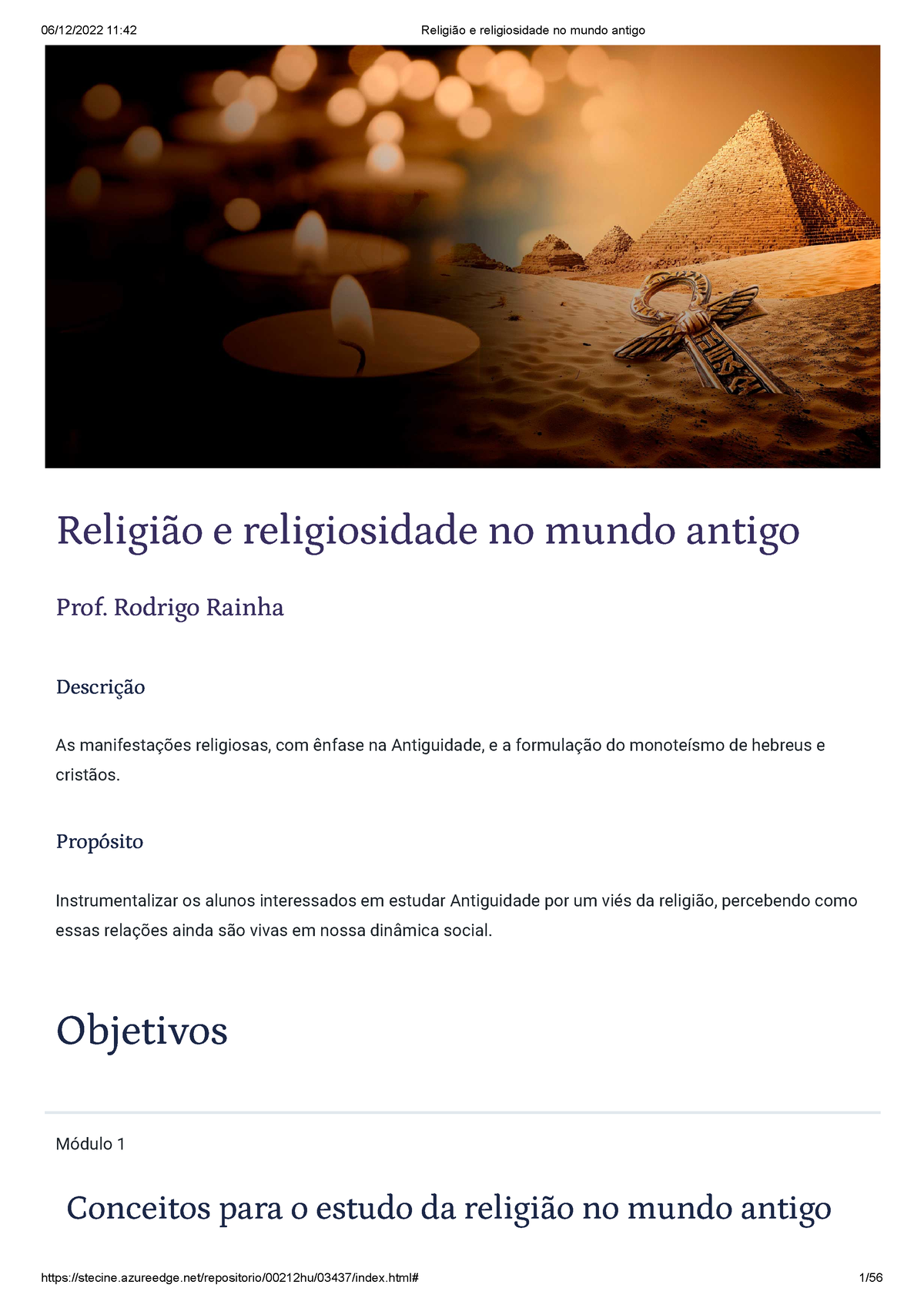 5- Religião E Religiosidade No Mundo Antigo - Rodrigo Rainha Descrição ...