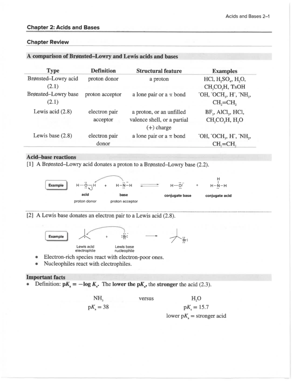 OC6E SM Ch2 problems 1-35 - Acids and Bases Chapter 2: Acids and Bases ...