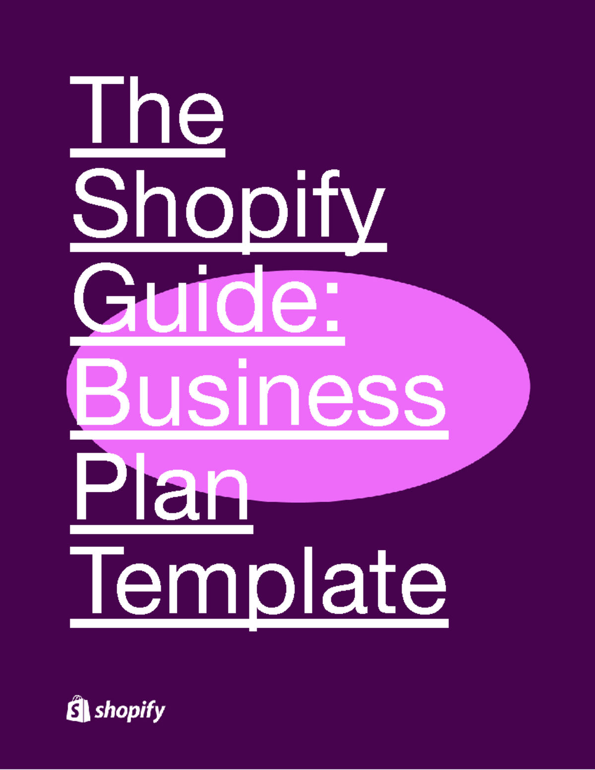 Business Plan Template from Shopify - The Shopify Guide: Business Plan ...