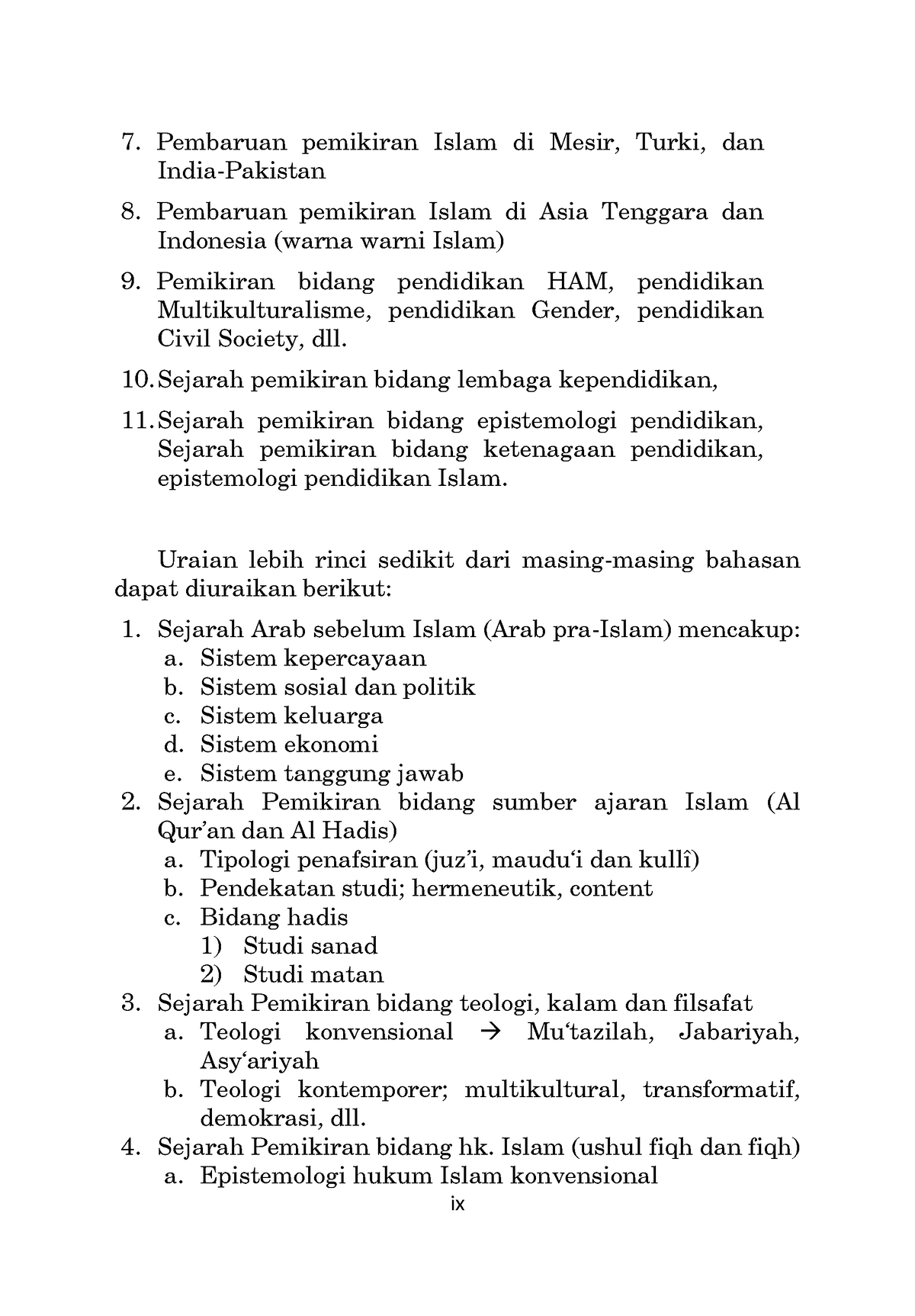 Sejarah Pemikiran Dan Peradaban Islam Da-8 - Ix Pembaruan Pemikiran ...