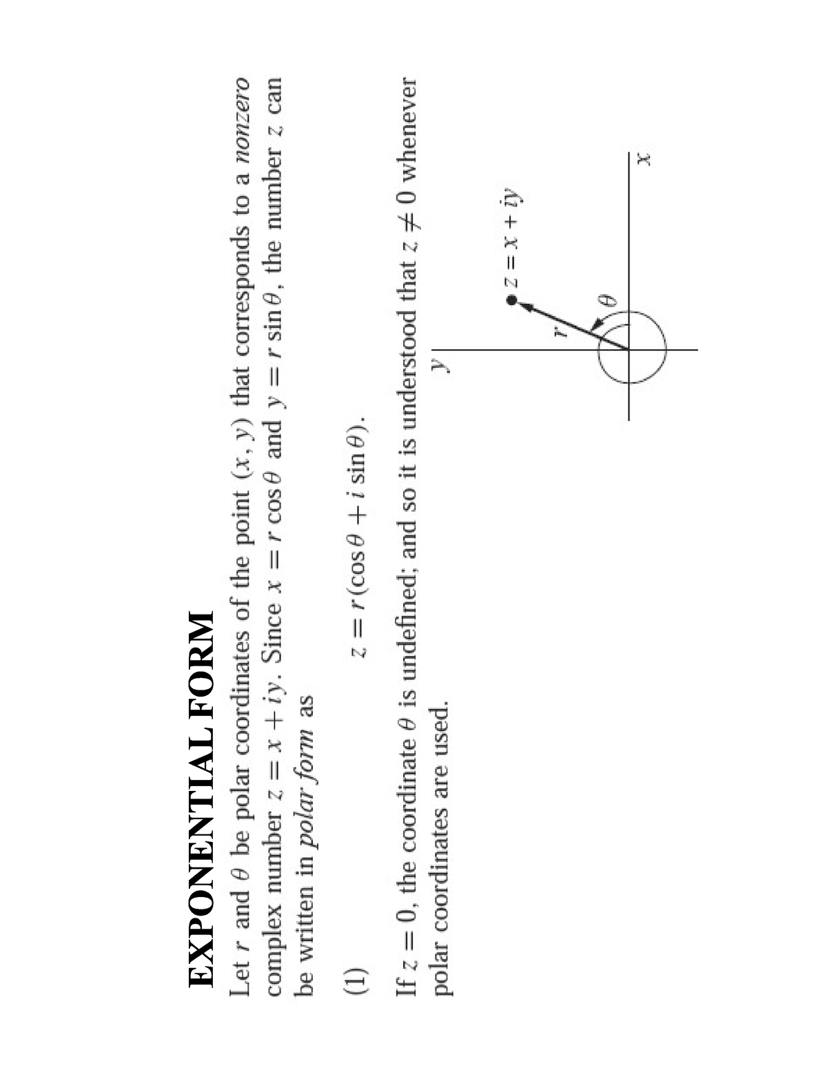 exponential-form-complex-analysis-studocu