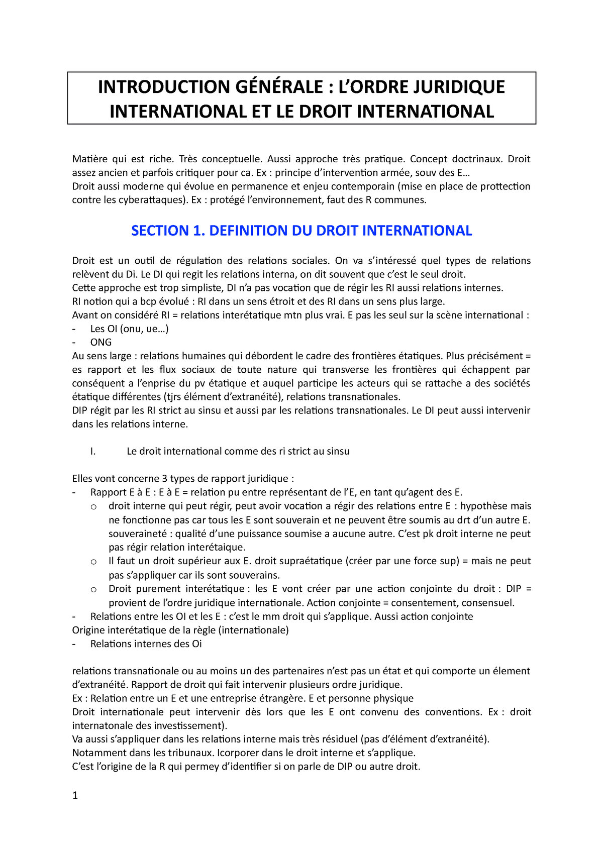 l'ordre juridique international dissertation