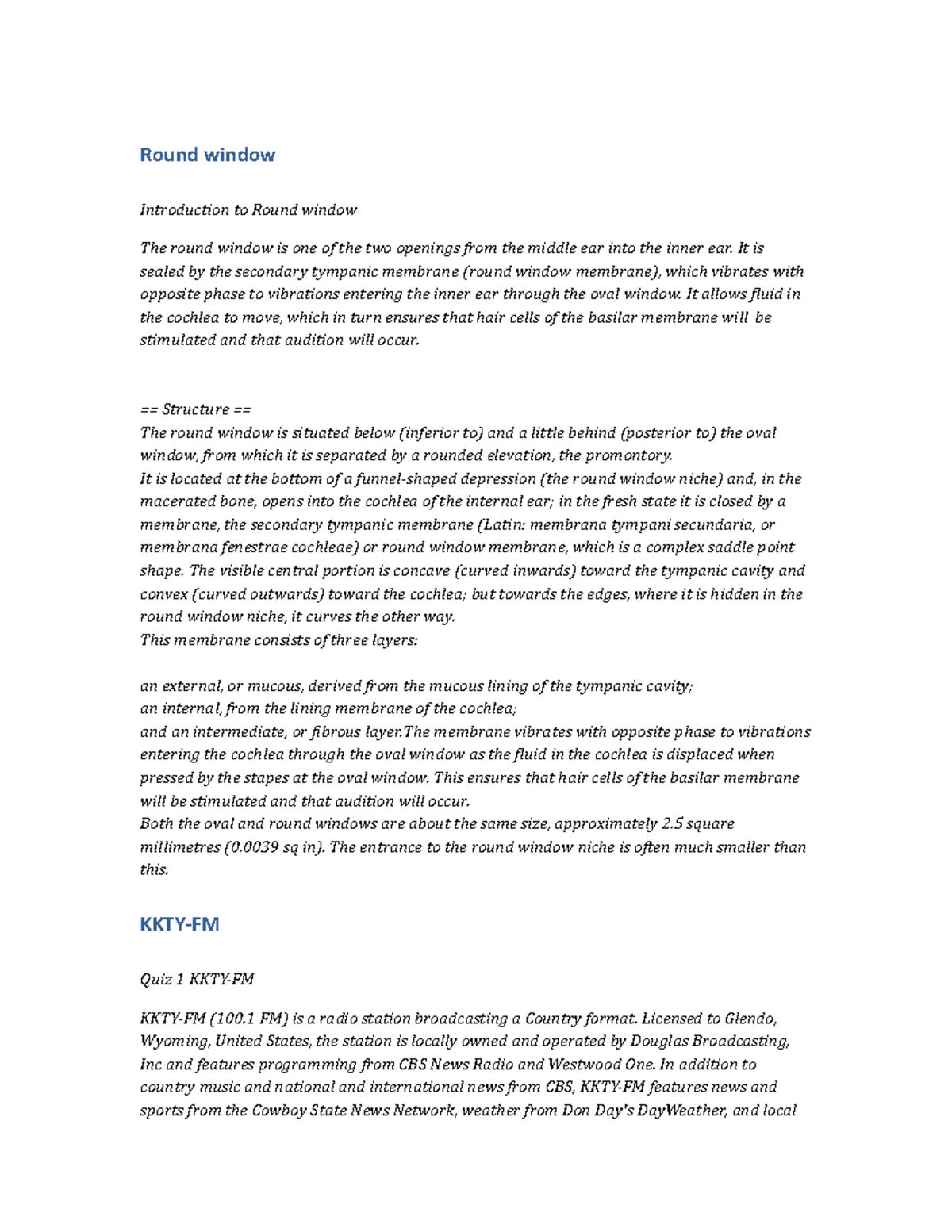 POLS157 Notes Round window Round window Introduction to Round window