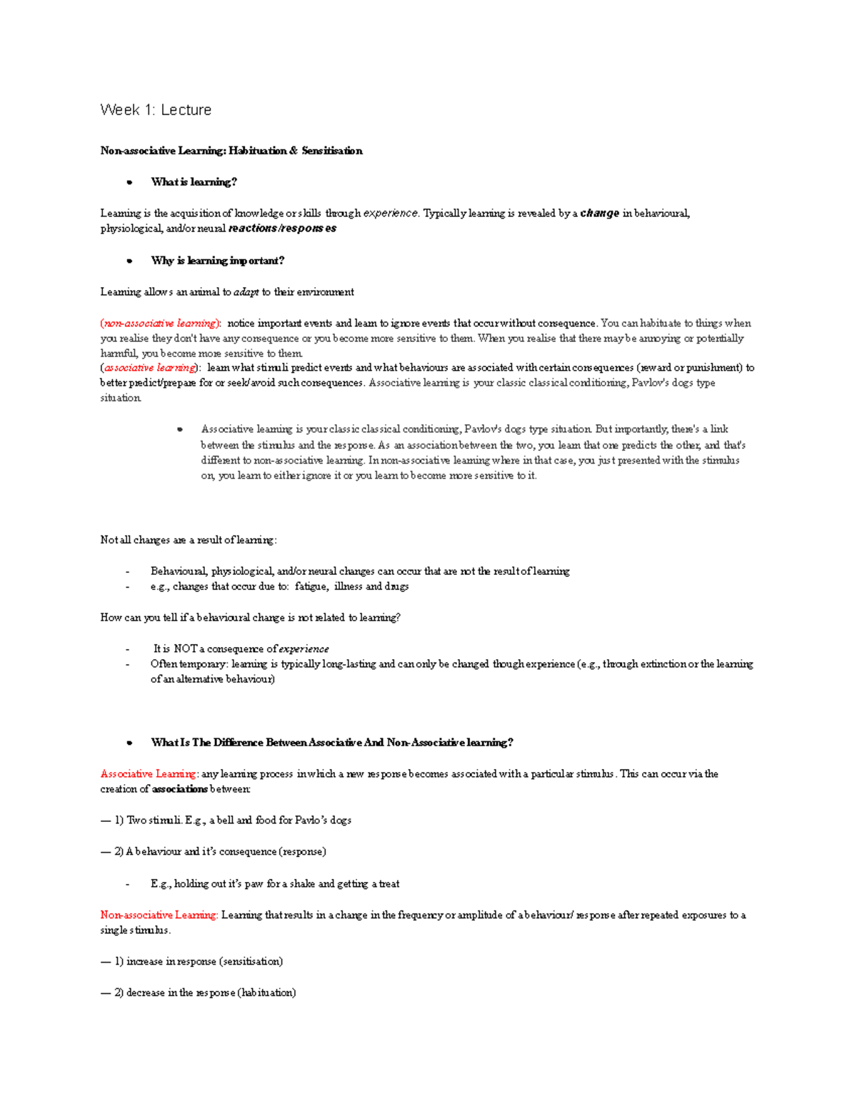 Week 1 - Week 1 and 2 notes for developmental psych - Week 1: Lecture ...