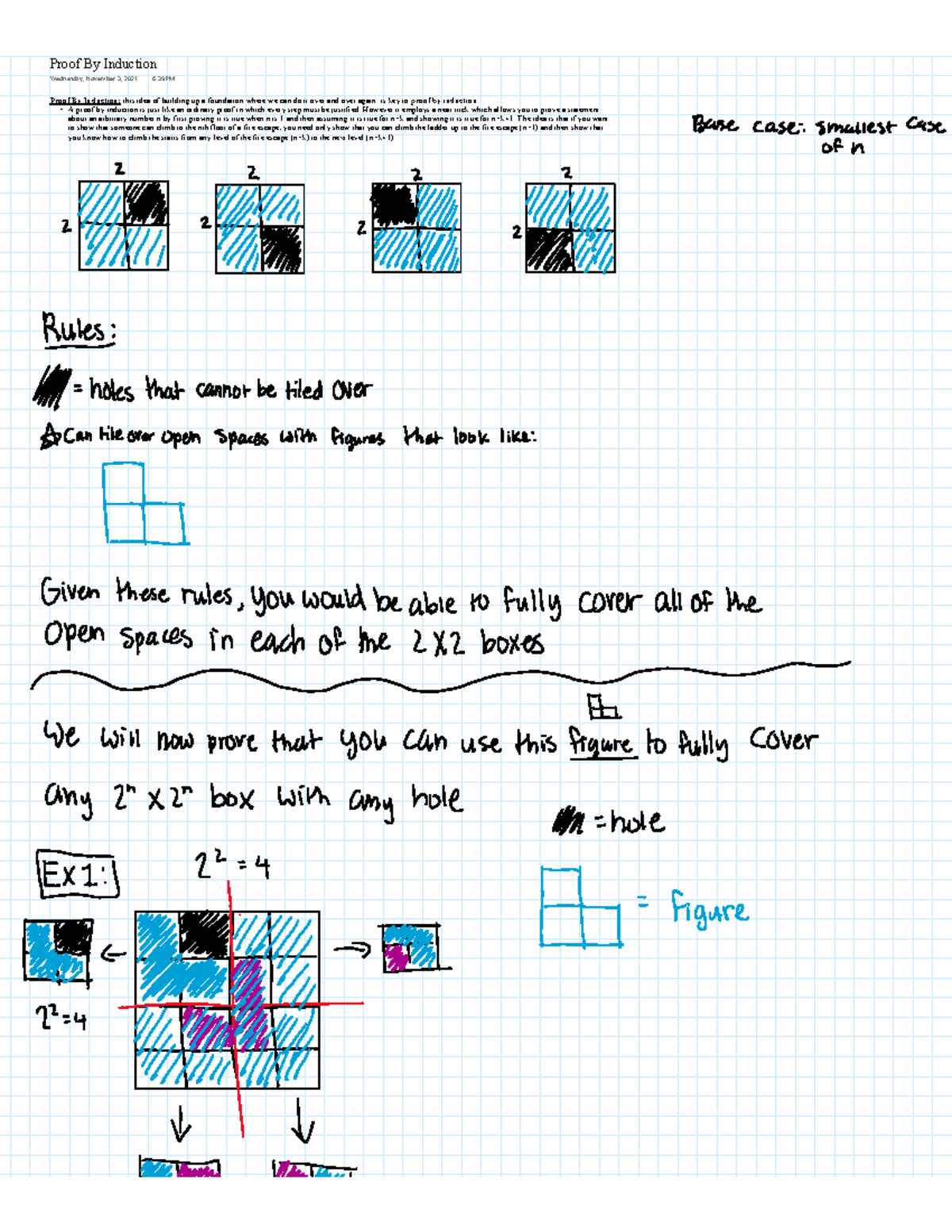 Proof By Induction - However it employs a neat trick which allows you ...