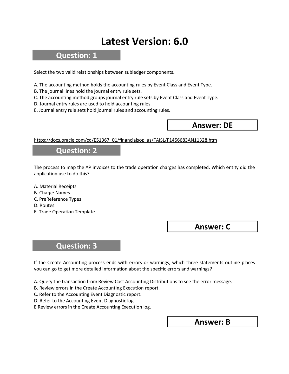 Question 1z0-1074-22 Explanations