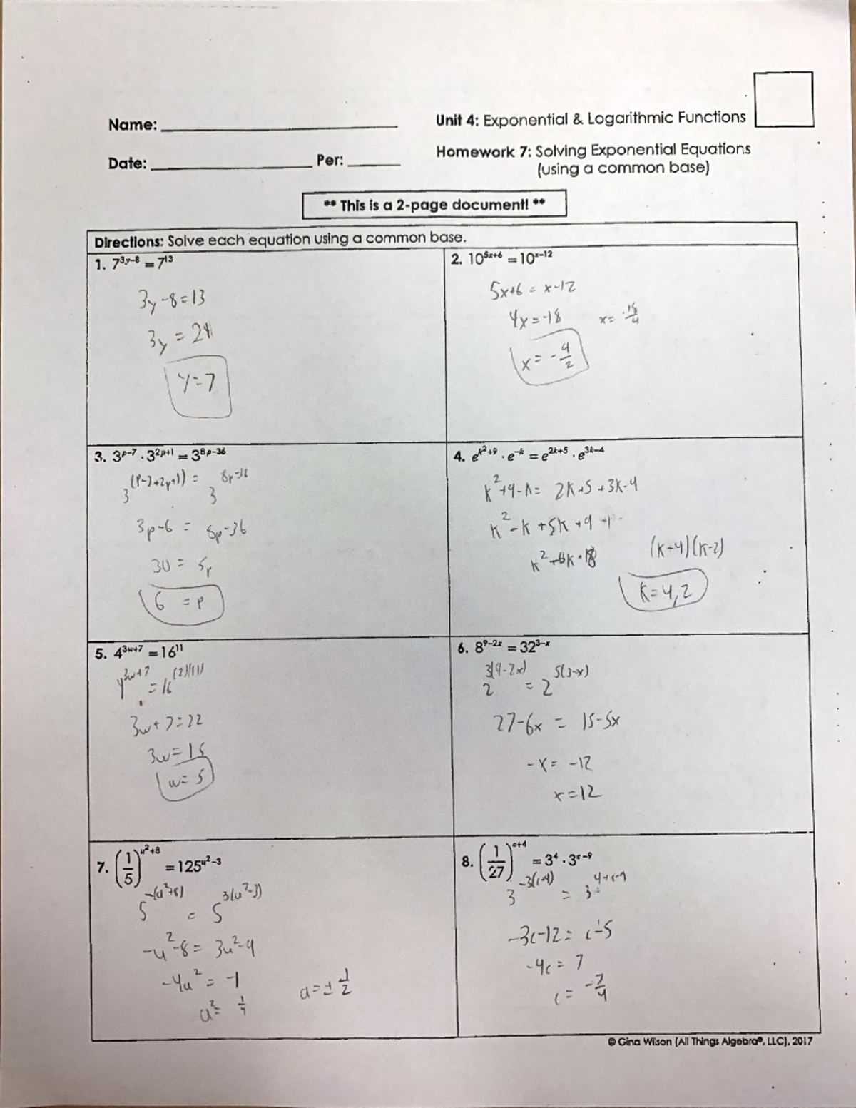 2023-02-27 13-20 - Algebra warmup - Studocu