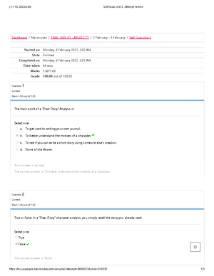 CS 1103-01 - AY2023-T2 Solutions For Assignment Unit 1 - CS 1103-01 ...