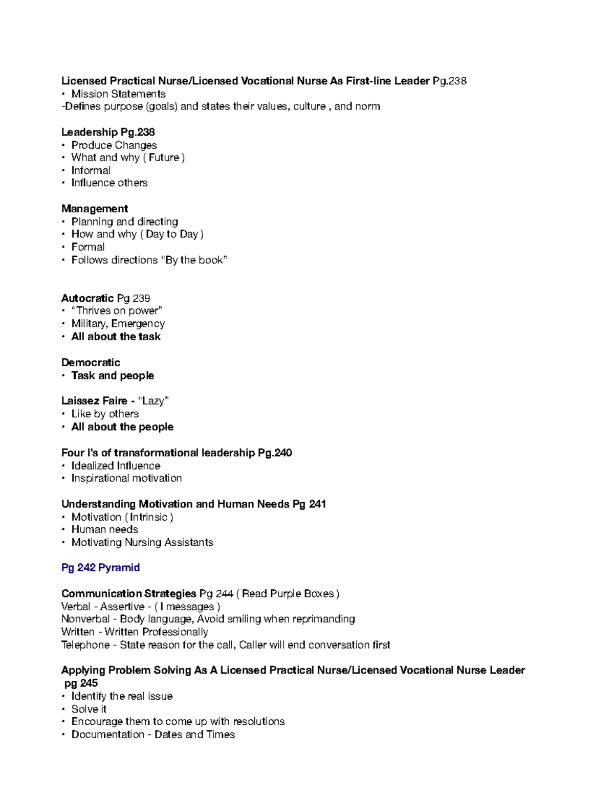 Chapter 18 - Licensed Practical Nurse/Licensed Vocational Nurse As ...