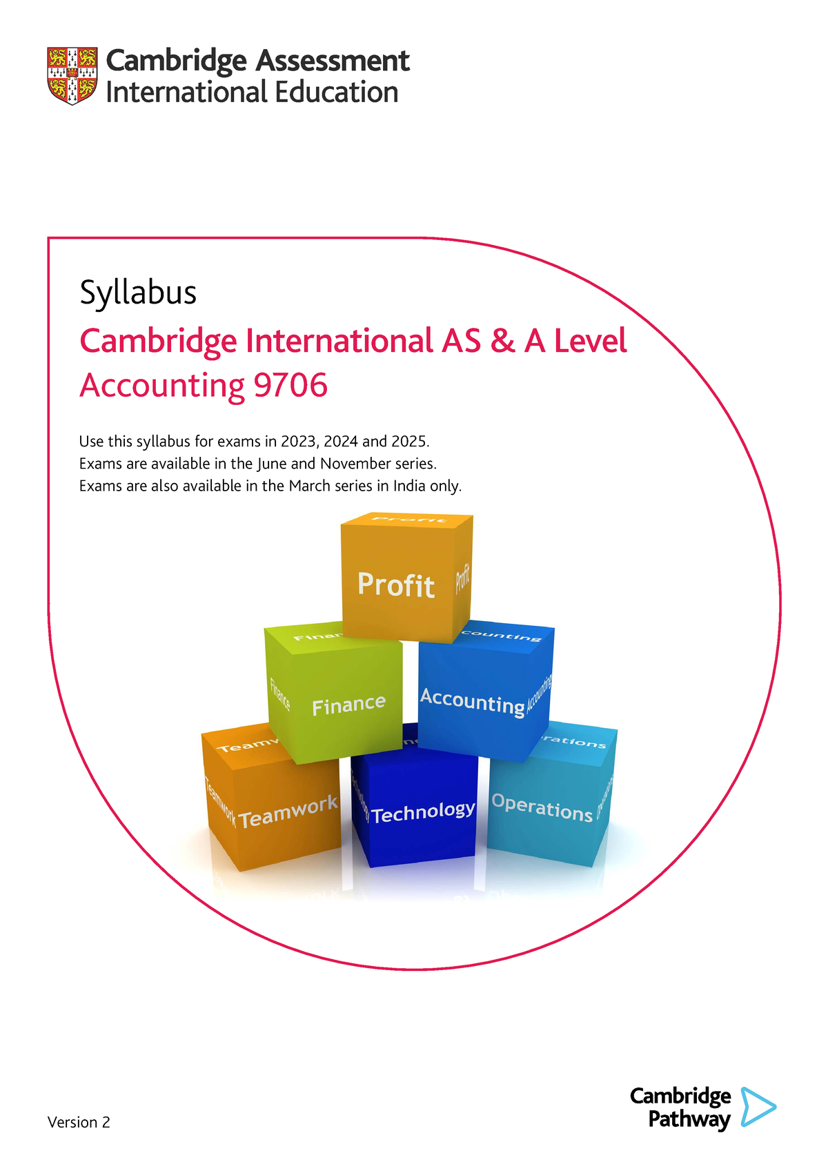 595461 2023 2025 Syllabus - Version 2 Syllabus Cambridge International ...