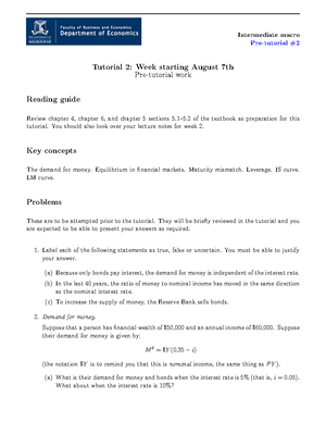 Assignment 1 - Intermediate macro Assignment # Assignment Due Monday ...