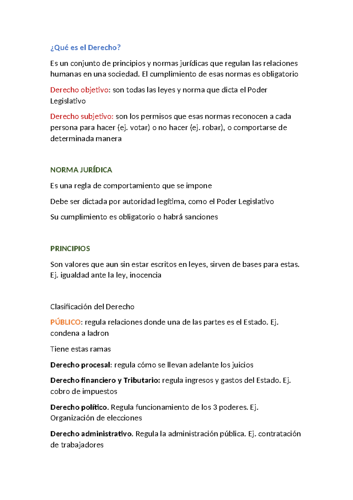 Qué es el Derecho - ¿Qué es el Derecho? Es un conjunto de principios y