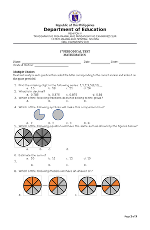 2nd Sem week6 HOPE 4 G12 - none - 1 | P a g PASACAO ACADEMY, INC ...
