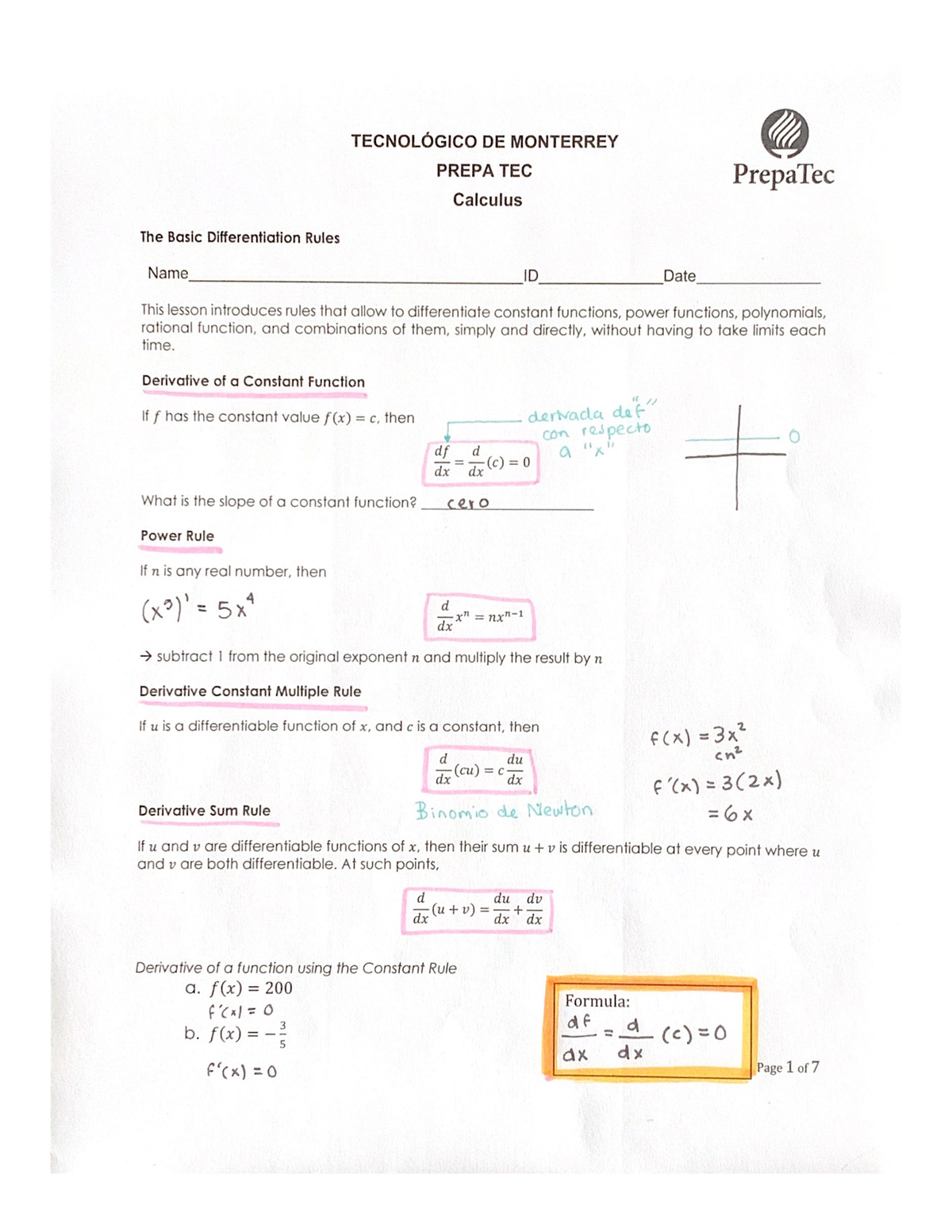 Actividad 2 - Calculo Diferencial - Studocu