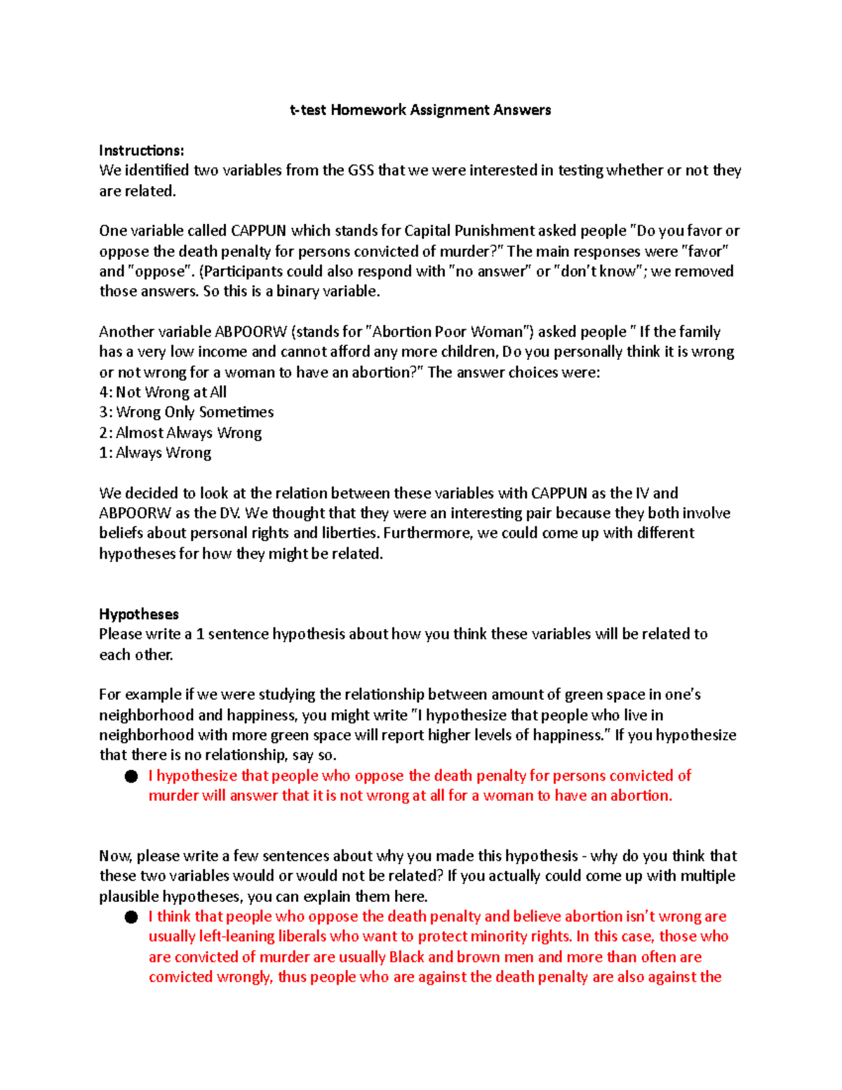 4 t-test No Answers - PSY 0036 Psych Research Methods Lecture ...