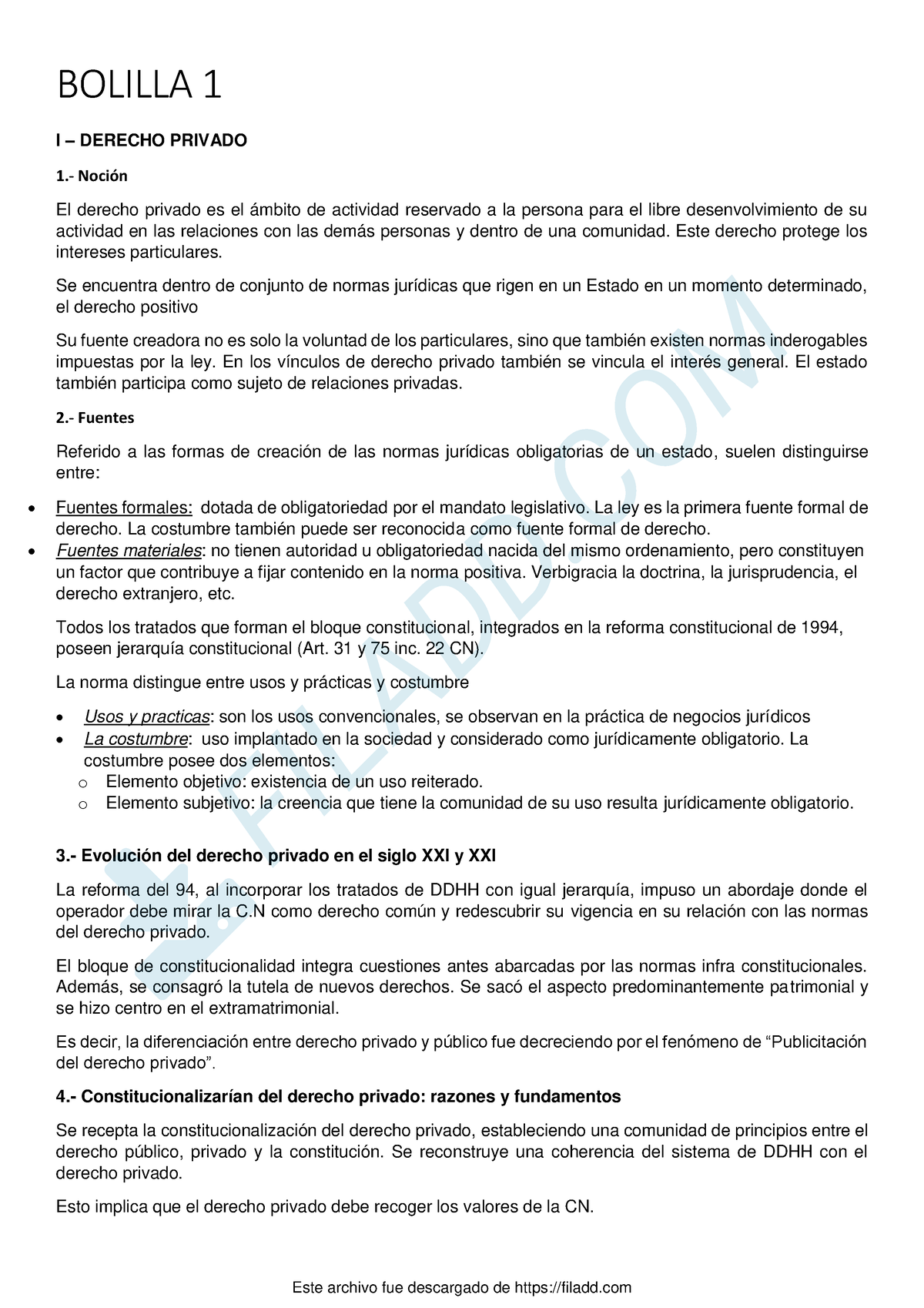 Bolilla 1-7 - Resúmenes De Privado I, Cursado Con La Dra. Krede ...