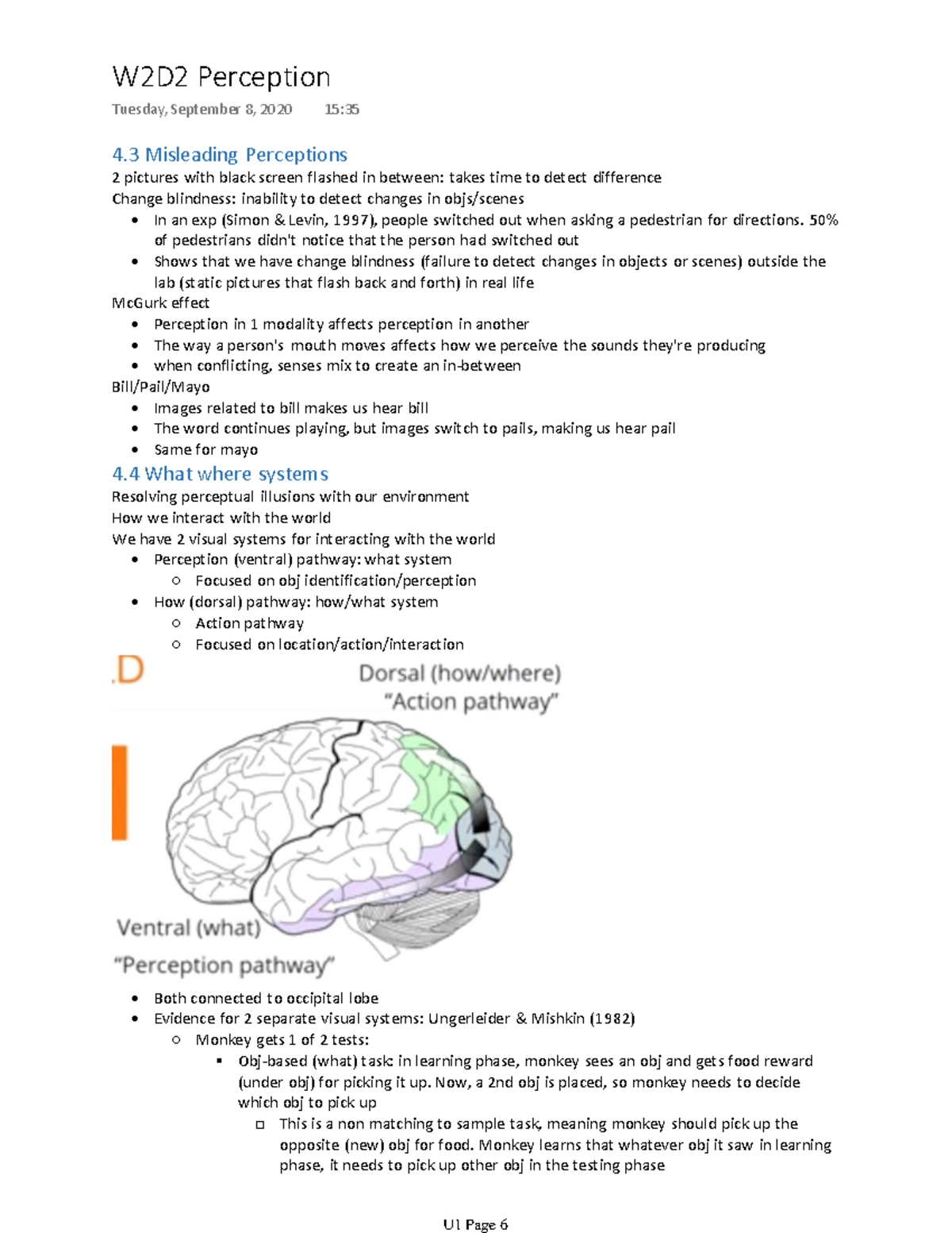 Week 2 Lecture 2 - Unit 1 notes, Zimmerman - 4 Misleading Perceptions 2 ...