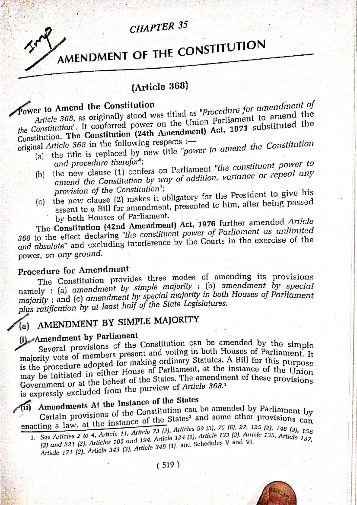 Amendment - Master in Business administration - Studocu