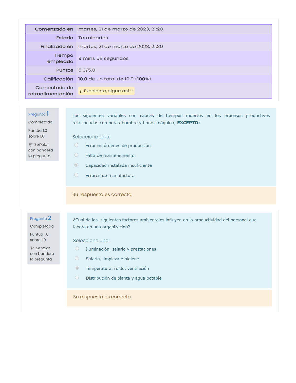 Examen SEM 1 Ingeniería De Métodos   Ingenieria De Metodos   Studocu