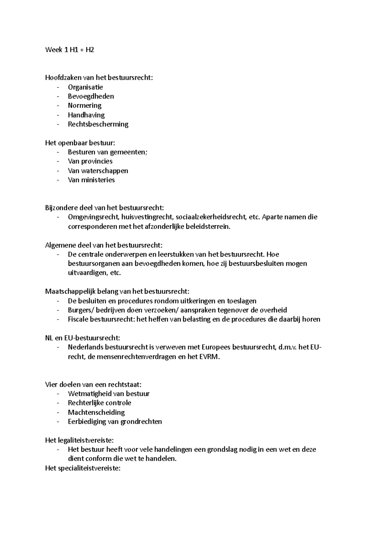 IBSR SV - Samenvatting Van De Hoorcolleges En Werkgroepen - Week 1 H1 ...