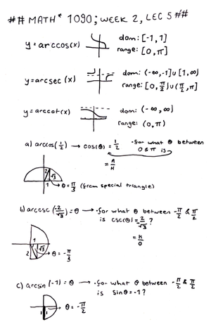 Math1090 - W23 - Course Outline - Math*1200 – Elements Of Calculus II ...