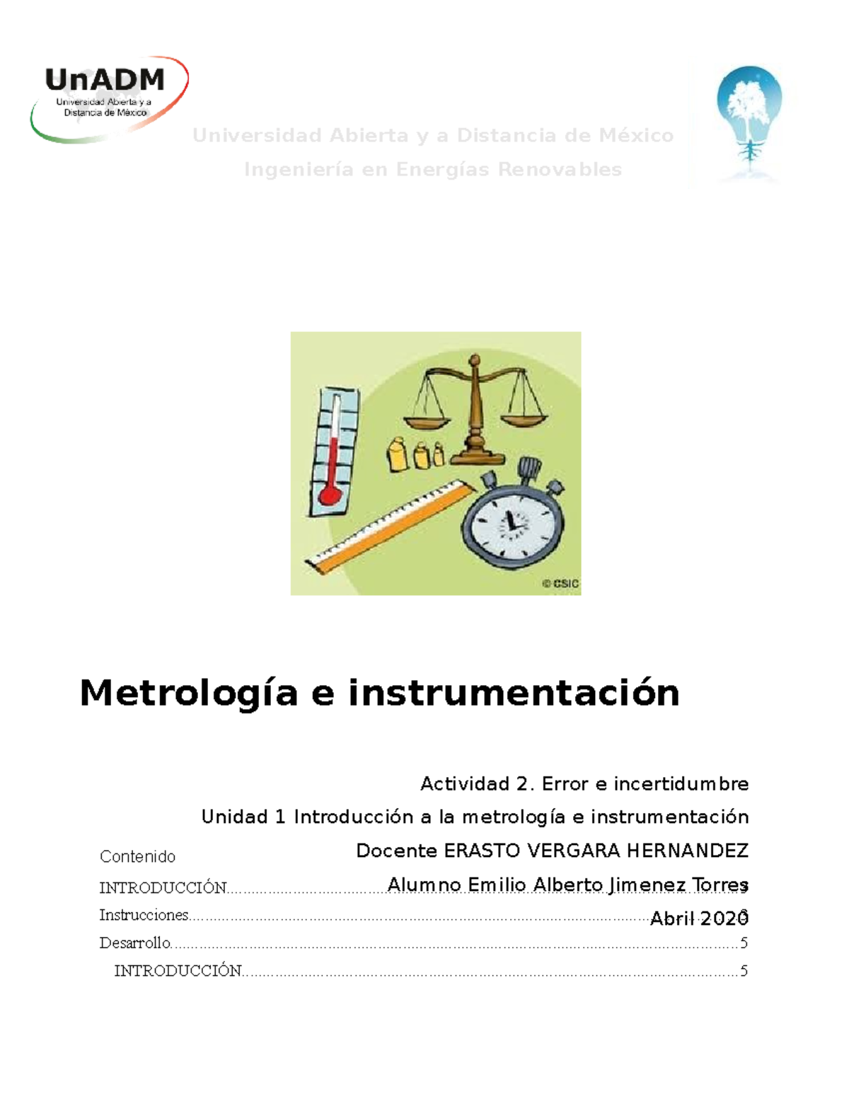 MEI U1 A2 EMJT - ejercicio unidad 1 - Universidad Abierta y a Distancia ...