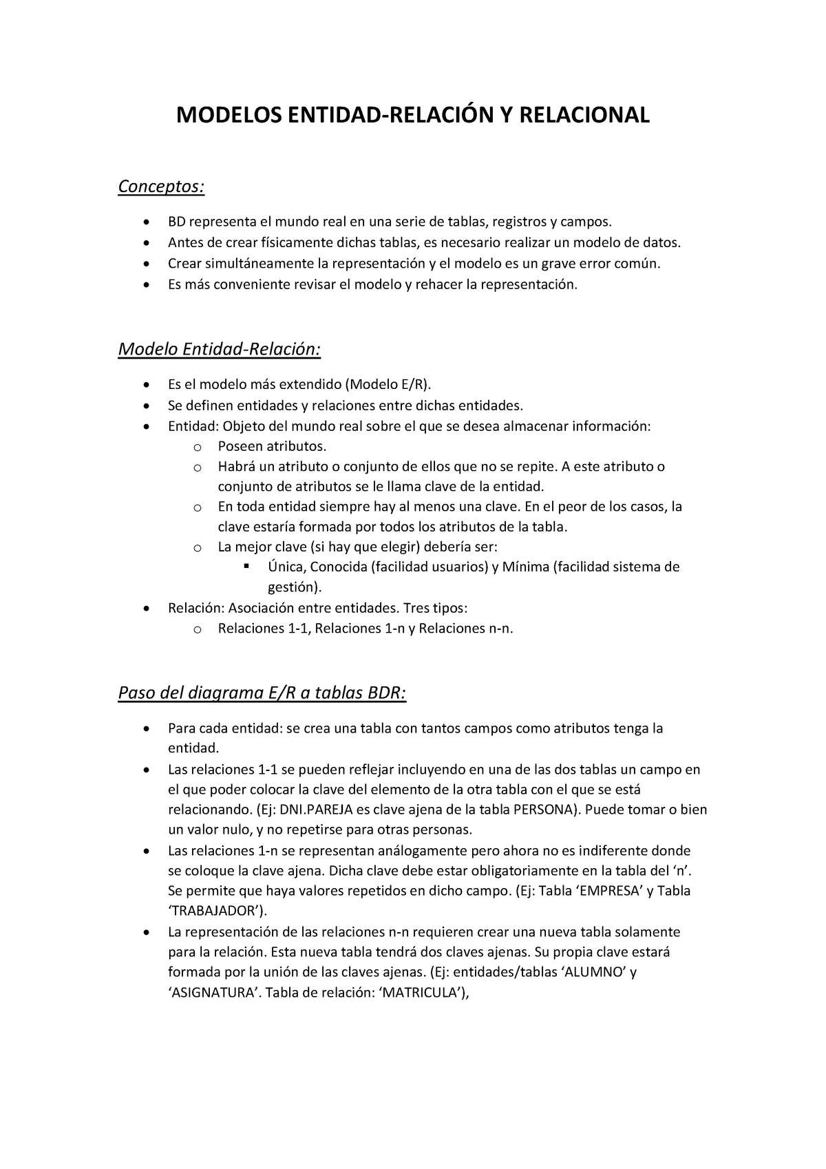 Tema 8 Ejercicios Y Apuntes De Modelos Entidad - MODELOS ENTIDAD ...