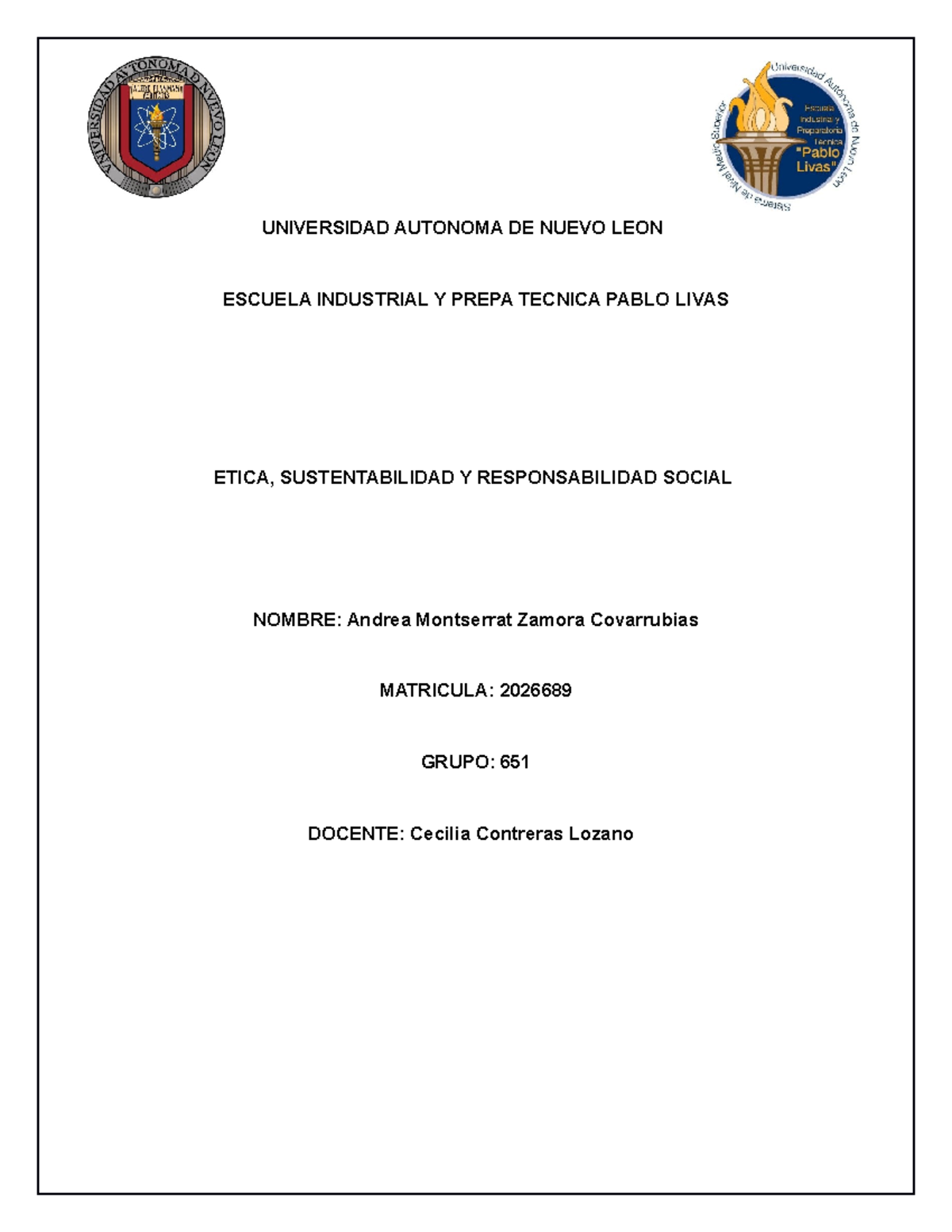 Requisito Etapa 1 - efwevsdvs - UNIVERSIDAD AUTONOMA DE NUEVO LEON ...