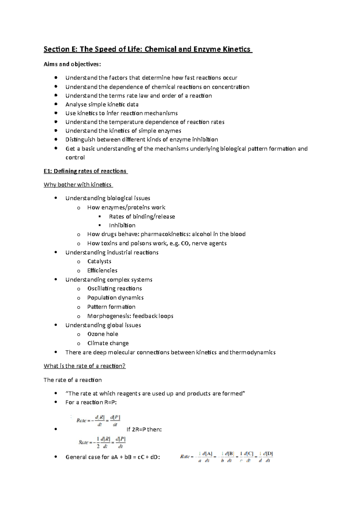 section-e-the-speed-of-life-chemical-and-enzyme-kinetics-section-e