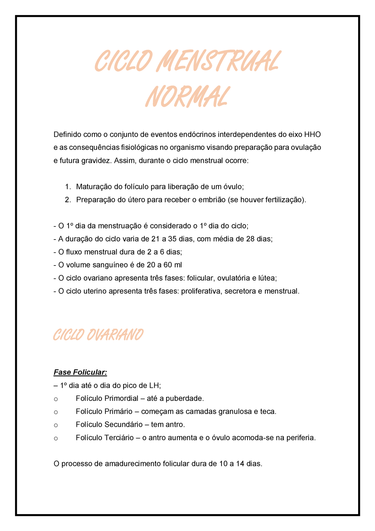 Ciclo menstrual: o que é considerado normal?